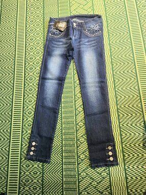Colombian Butt Lift Jeans Acid Wash size 3 5 Brazilian Push Up Moleton